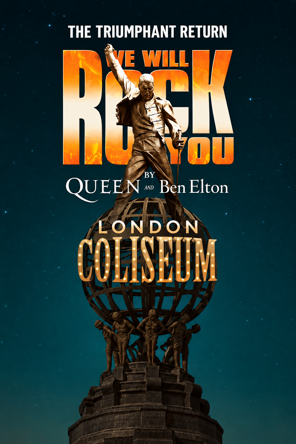 We Will Rock You show poster